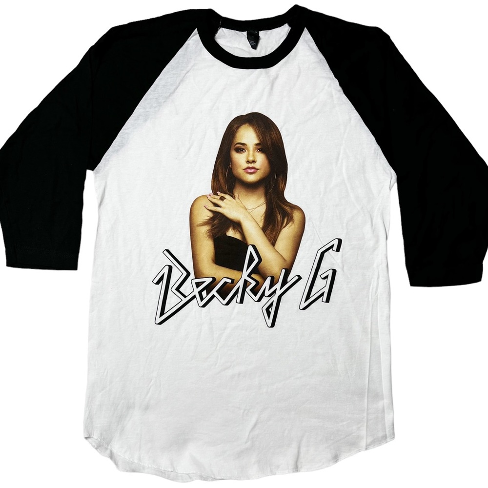 NWOT Becky G Raglan Graphic Varsity {Tultex} T-Shirt Men’s Sz S, M